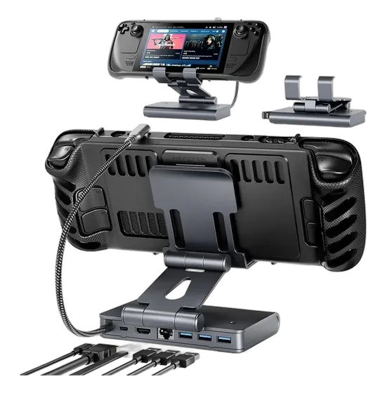 Docking Station for Steam Deck Oled/Rog Ally X/Legio