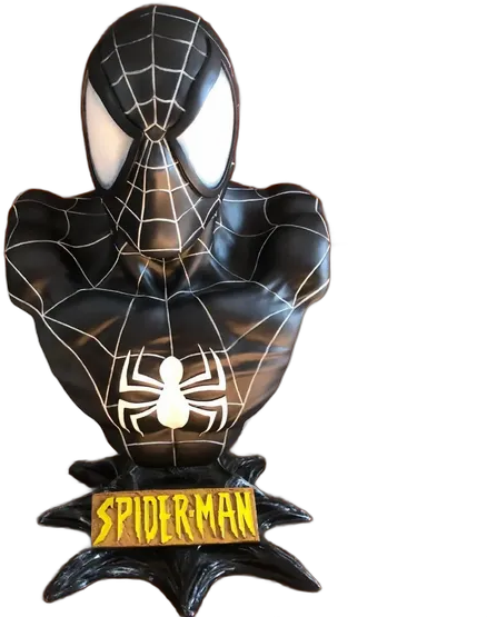 Spider-Man Black Bust Statue - Marvel 1:1