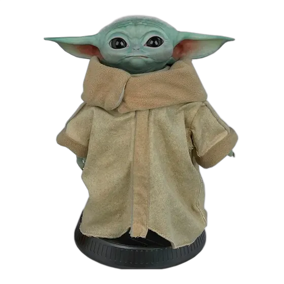 The Child Grogu Statue - The Mandalorian - Life Size Sideshow