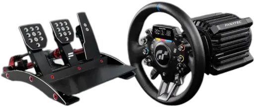 Fanatec Gran Turismo Extreme 15nm Wheel + Pedals V3 PS5 PC