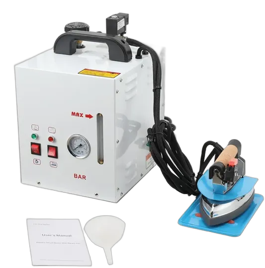 Industrial Electric Steam Iron, 1600W Boiler, Professional Flatiron