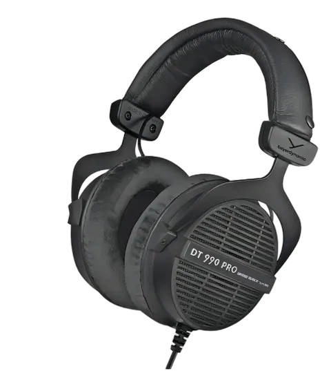 Beyerdynamic DT 990 Pro (250 Ohms) Black Edition Headphones, Black