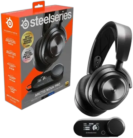 SteelSeries Arctis Nova Pro Over-Ear Gaming Headphones Black
