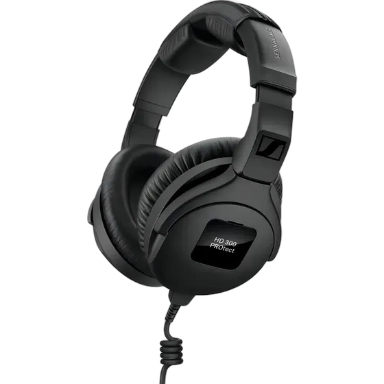Sennheiser HD 300 PRO Headphones - Black