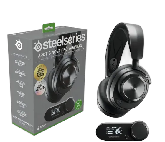SteelSeries Arctis Nova Pro Wireless Bluetooth Headset Black