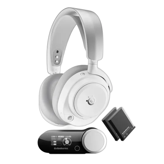 SteelSeries Arctis Nova Pro Omni Edition Hi-Res Headset - White
