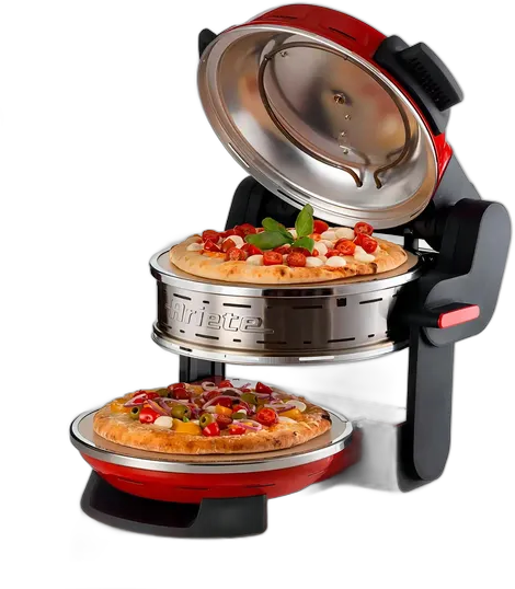 Ariete 927 Double Electric Pizza Oven Red, 2 Pizzas in 4 Minutes up to 400°C