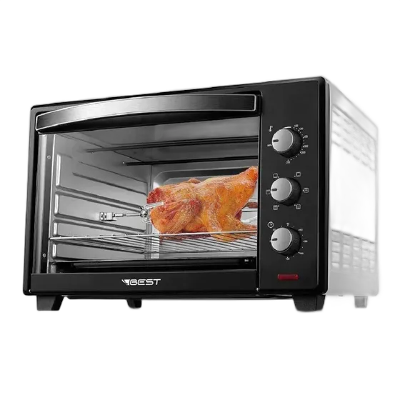 Best Electric Oven 60 Liters Plus Black/White 220V 2000W