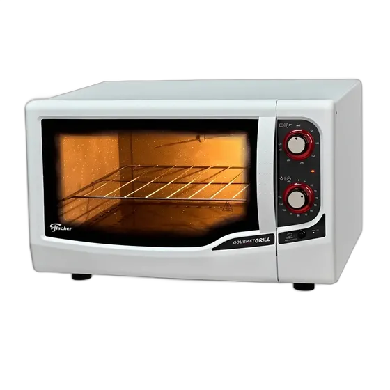 Fischer Gourmet Grill Electric Countertop Oven 44 Liters White