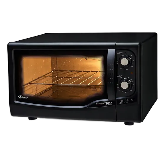 Fischer Gourmet Grill Countertop Electric Oven 44 Liters Black