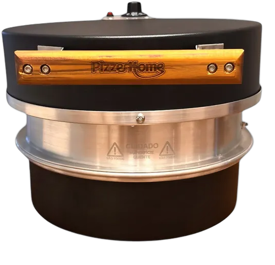 Pizzehome P300 Countertop Electric Oven Black and Silver 400°C 127V