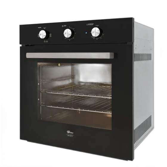 Fischer Infinity Built-In Electric Oven Capacity 78L Grill Black Promo Wave