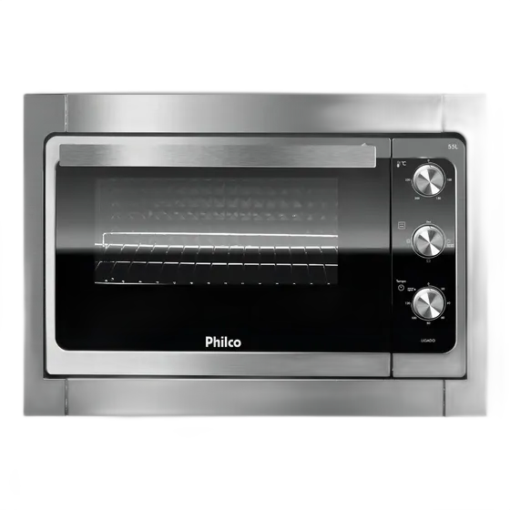 Built-in Electric Oven Pfe55e 55 Liters 1600w Philco 110v Dark Gray