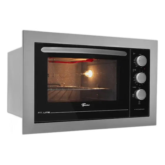 Fischer Fit Line Built-in Electric Oven 48L Stainless Steel