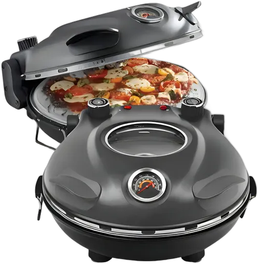 Labravia Graf-110 Electric Oven 1.1kW Countertop Pizza 30cm 4 Min Grill