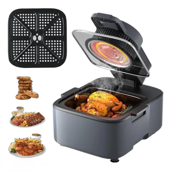 Digital Hot Air Fryer 9L 1350 W 8 Presets