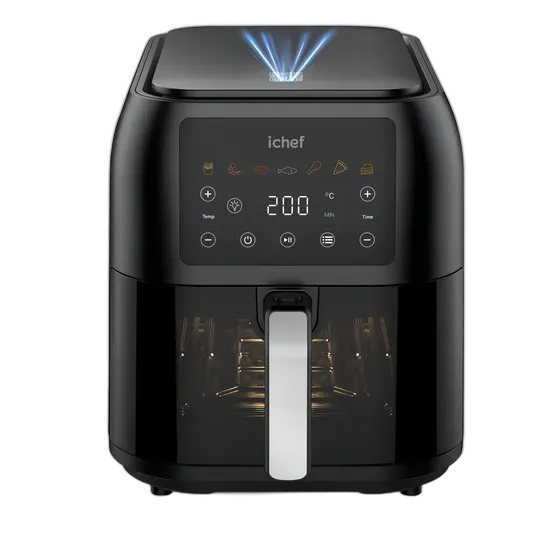 Electric Air Fryer Max Space 8l Black