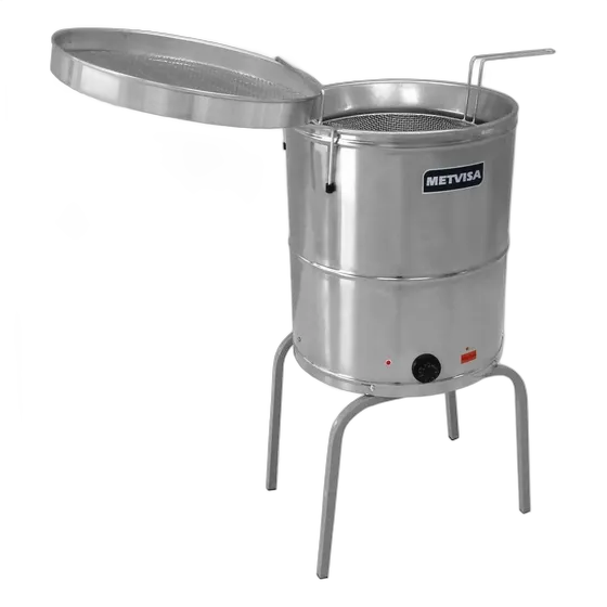 Metvisa Fie.20v38L Industrial Electric Deep Fryer Stainless Steel 60Hz