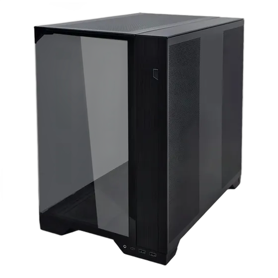 Lian Li O11 Vision Compact Gaming Case, Mesh Top Panel, Black