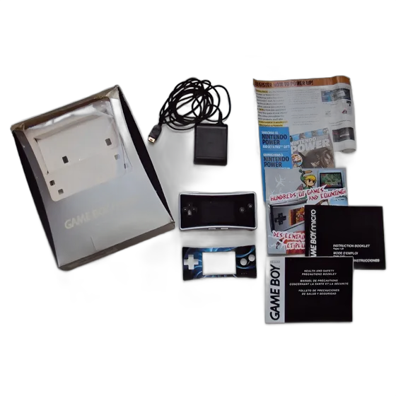 Game Boy Micro Silver In Box - Working