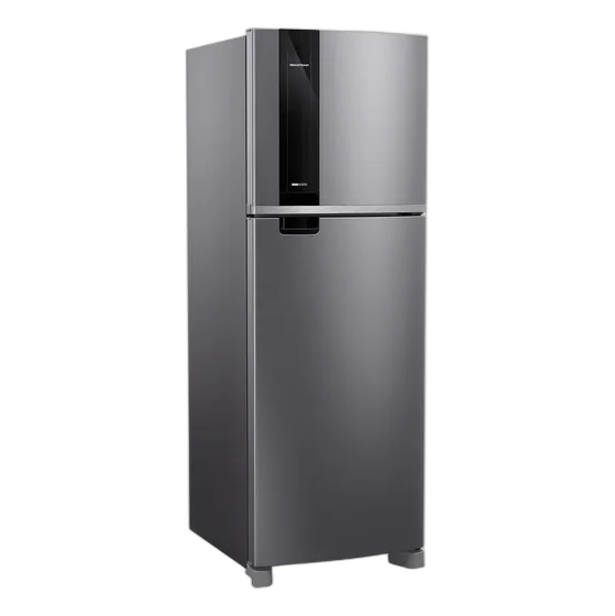 Brastemp Frost Free Refrigerator 385 Liters Duplex Stainless Steel - BRM46MK
