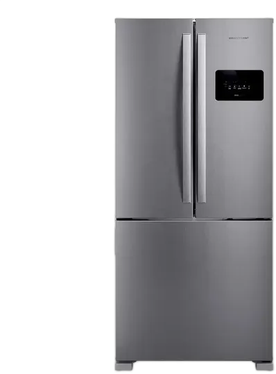 Brastemp Frost Free Refrigerator 559L French Door Stainless Steel - BRO85MK