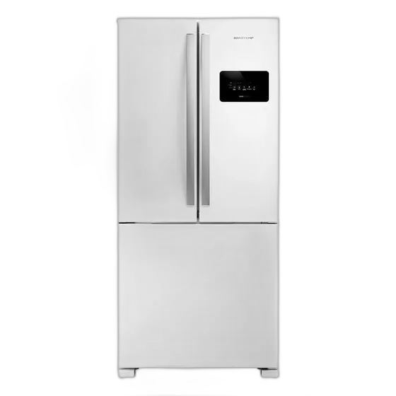 Brastemp Frost Free Refrigerator 559 Liters French Door White - BRO85MB