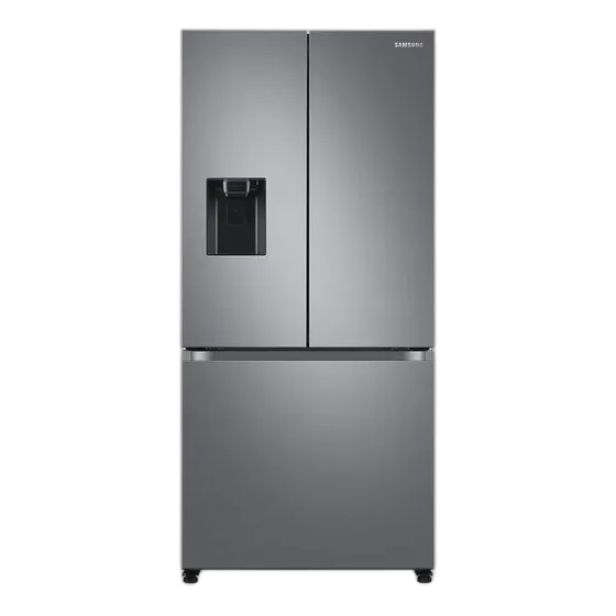 Samsung French Door Frost Free Refrigerator 470L, Inox Look, Sophisticated Stainless Color