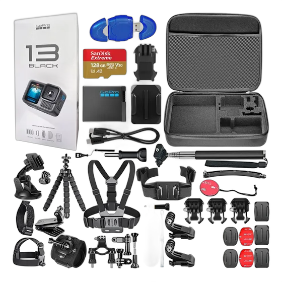 Gopro Hero13 Black Action Camera 5.3k 27mp Black