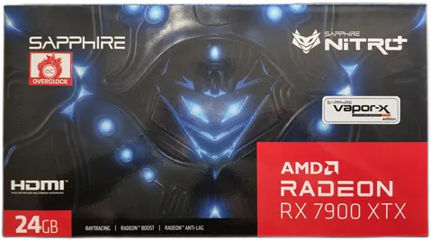 GPU AMD Sapphire Nitro+ Radeon RX 7900 XTX 24GB Rare!