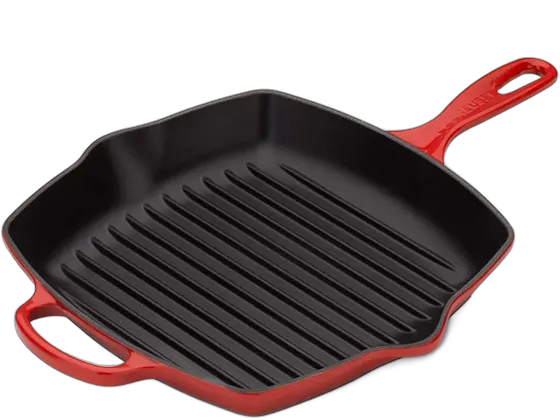 Le Creuset Signature Square Grill Pan 26cm Cerise Red