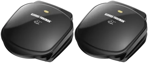 George Foreman Gr10b Electric Table Grill Compact, Package