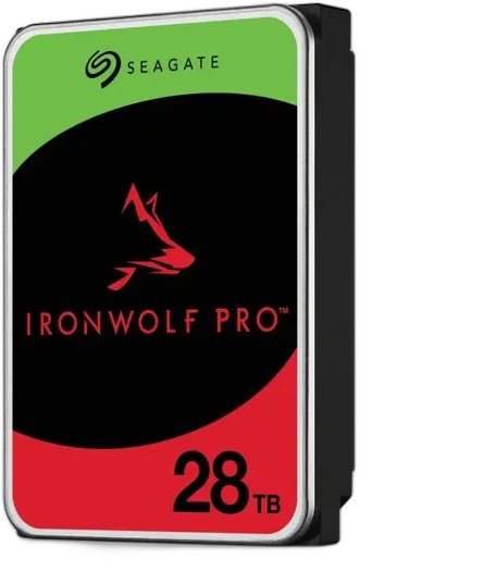 Seagate IronWolf Pro NAS 28TB HDD, 512MB Cache, 7200RPM, ST28000NT000