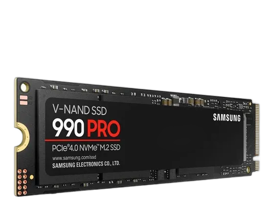 HD SSD 2TB M.2 Samsung 990 Pro PCI-e NVMe Gen4 Read 7450MB/s And Write 6900MB/s - MZ-V9P2T0B/AM