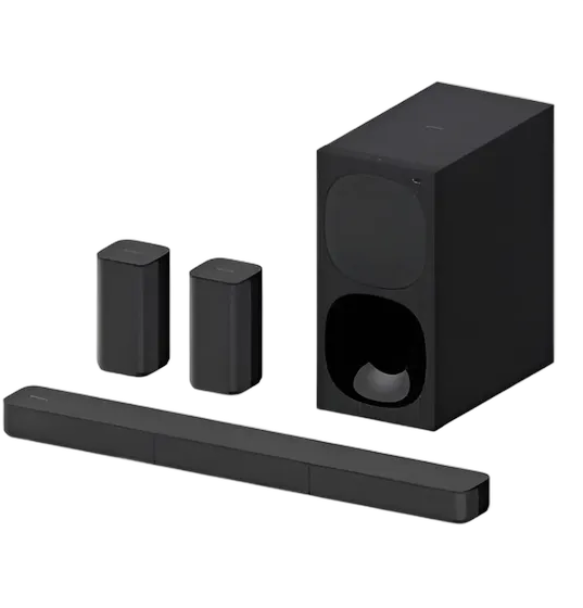 5.1 Channel Home Theater with HT-S20R Soundbar, Black