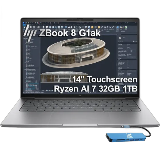HP ZBook 8 G1AK Mobile Workstation AI Laptop (14-inch)