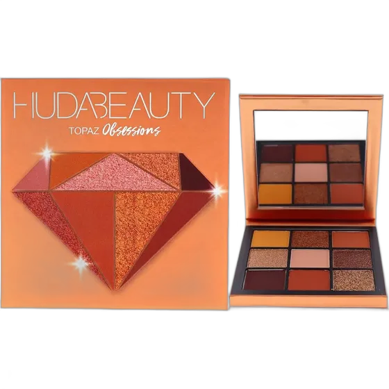 Huda Beauty Topaz Obsessions Palette 9 Eyeshadows 100% Original