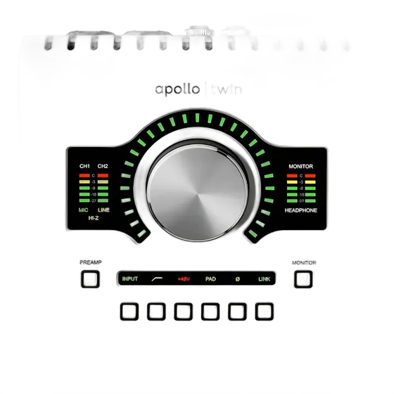 Universal Audio Apollo Twin USB Audio Interface, 1st Generation, 2 Inputs, 6 Outputs