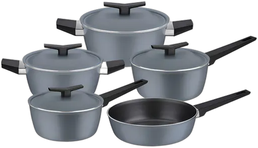Tramontina Non-Stick Cookware Set Spezia Blue 5 Pc