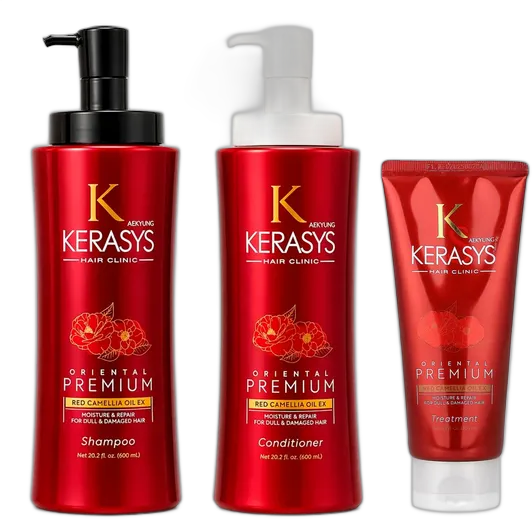 Kerasys Oriental Premium Shampoo, Conditioner and Treatment