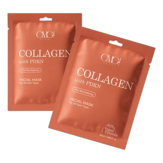 Kit 3 Facial Mask Pdrn Collagen 25g Korean Skin Care