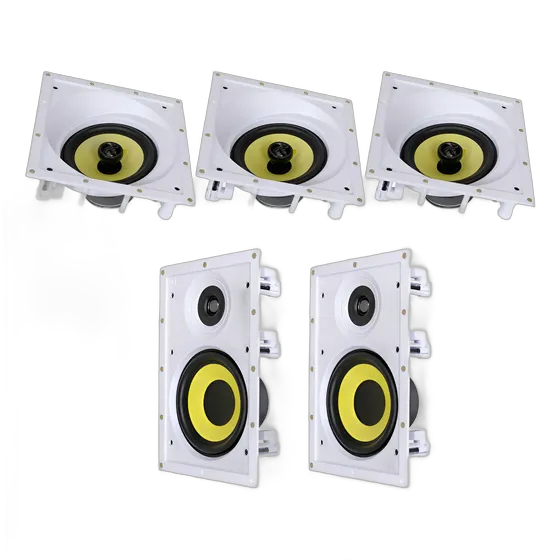 JBL 5.0 Home Theater Kit, 3x Ci6sa Plus + Ci6r Plus
