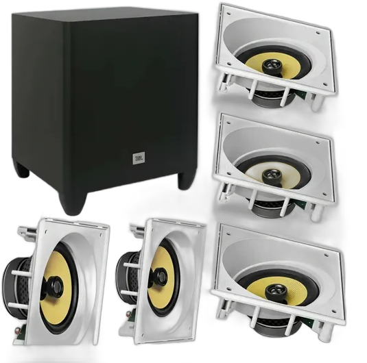 JBL 5.1 Kit: 3x CI Plus 6SA + 2x CI Plus 6S Speakers + CI8P Subwoofer