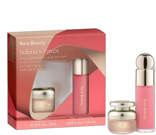Rare Beauty Happy Blush and Fragrance Kit with Natural Finish
