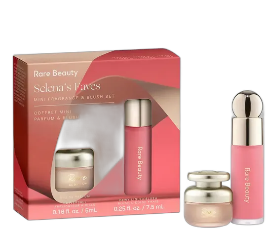 Rare Beauty Mini Fragrance & Liquid Blush Kit - Selena's Fave