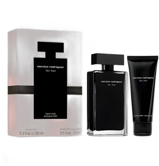 Kit Narciso Rodriguez For Her - EDT 100ml + Body Lotion 75ml