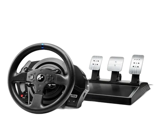 Thrustmaster T300RS GT Edition Force Feedback Steering Wheel and Pedals Kit Black