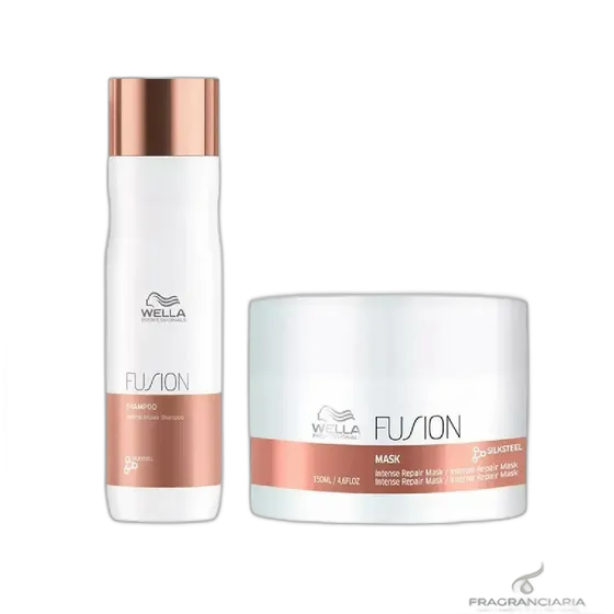 Wella Professionals Fusion Kit - Shampoo 250ml + Hair Mask 150ml