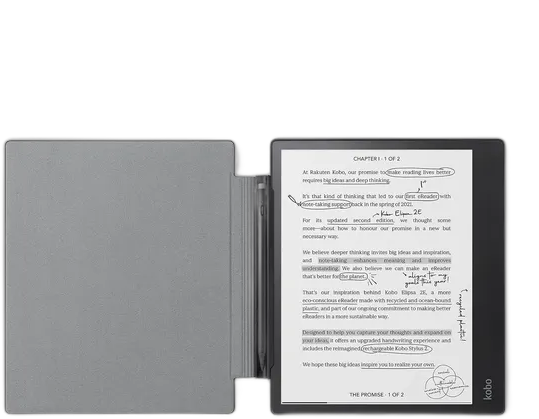 Kobo Elipsa 2E E-reader, 262cm, 32GB, with Sleepcover Black