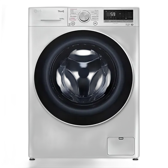 LG Washer Dryer Cv5014wc4, 14 kg, White